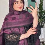 روسری سلین گل