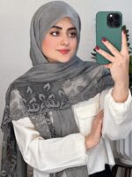 روسری وارداتی برگ