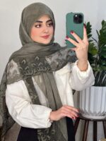 روسری وارداتی برگ - Image 4