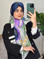 روسری وارداتی جواهر💫 - Image 6
