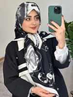 روسری وارداتی جواهر💫 - Image 4